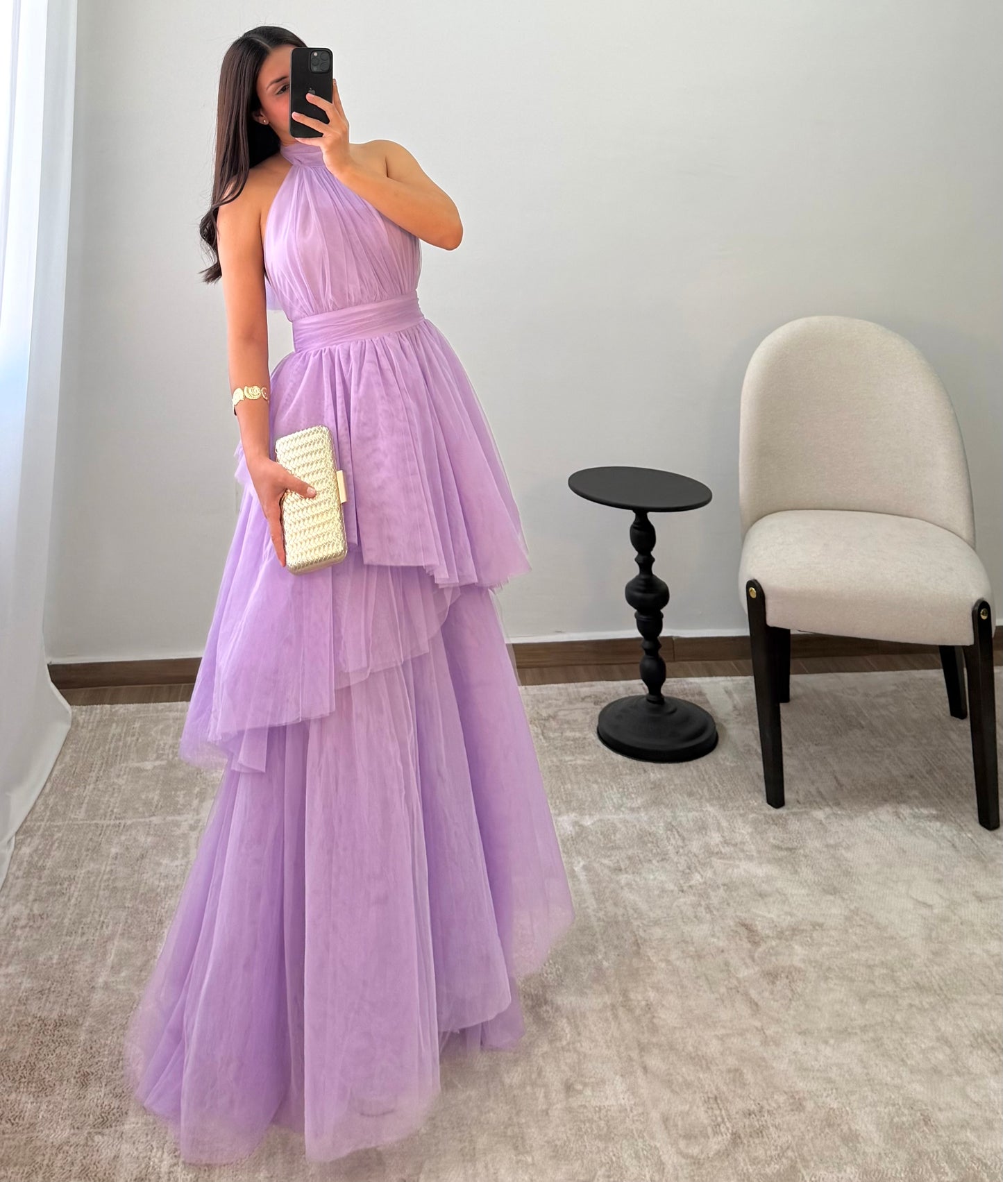 Vestido Priscila Lavanda