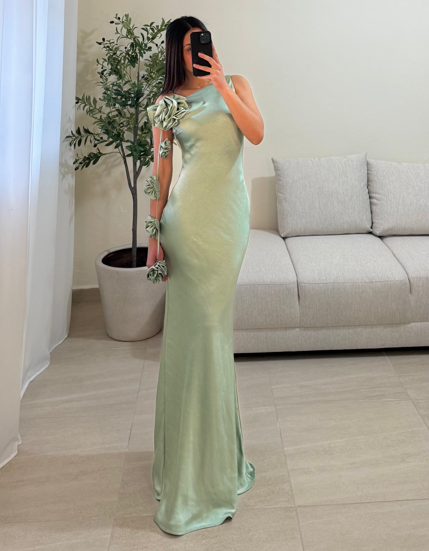 Vestido Matilda Sage