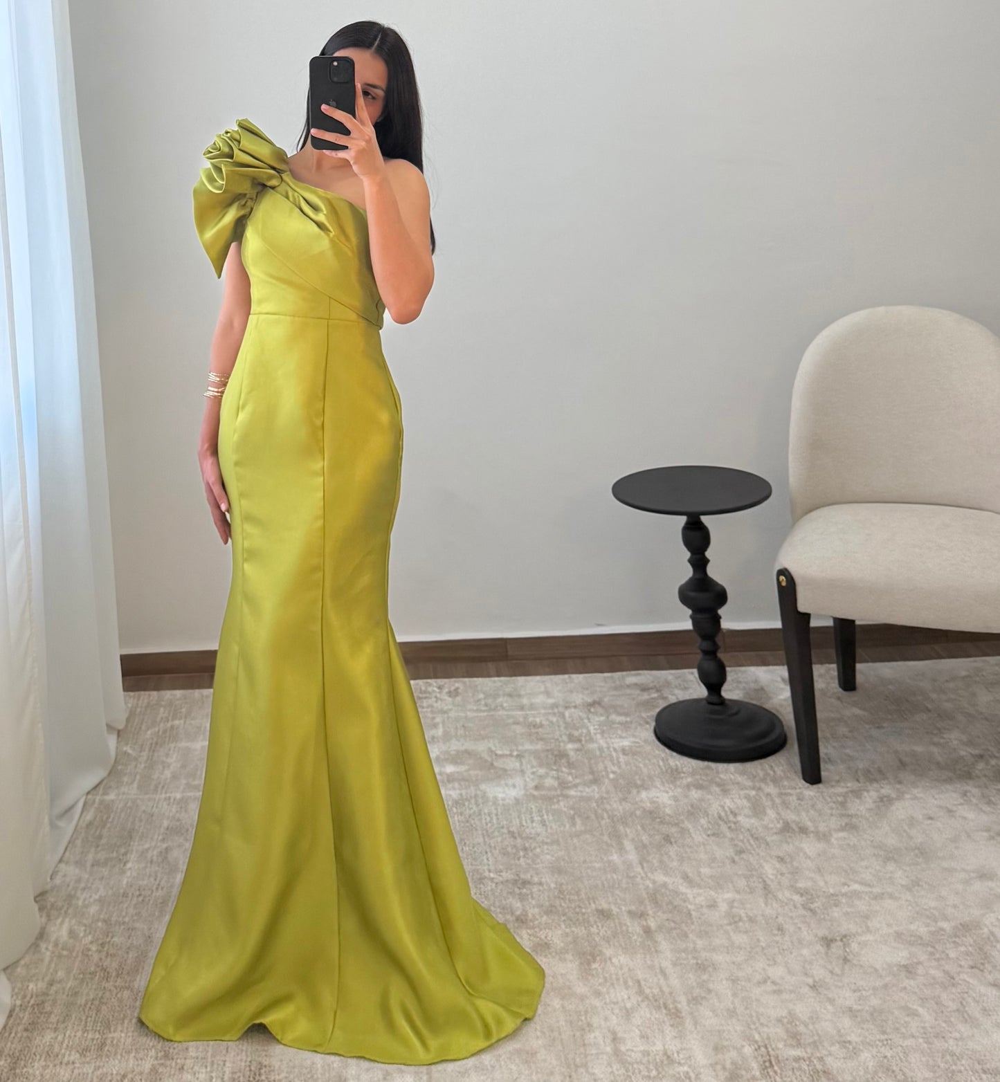 Vestido Aranza Verde Lima