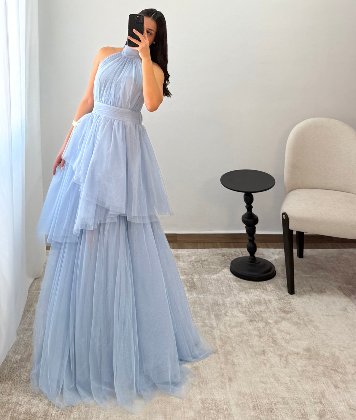 Vestido Priscila Azul