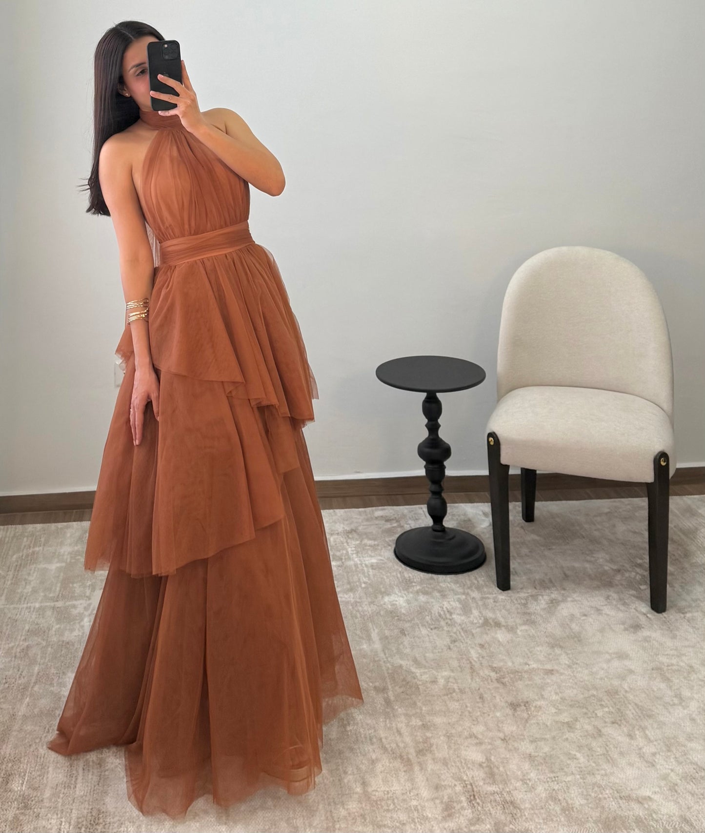 Vestido Priscila Café