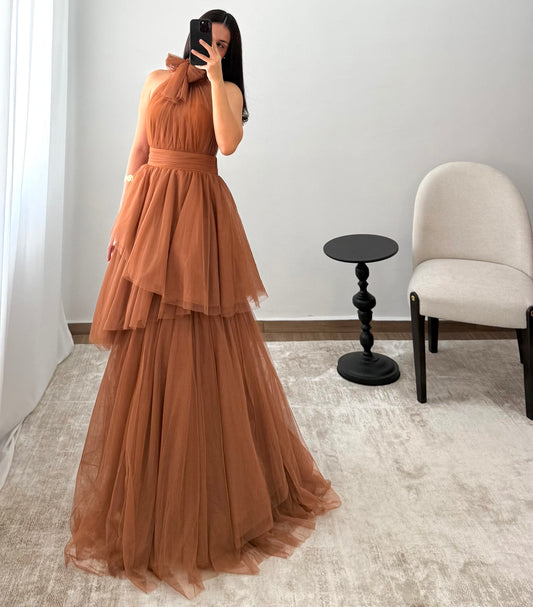Vestido Priscila Café