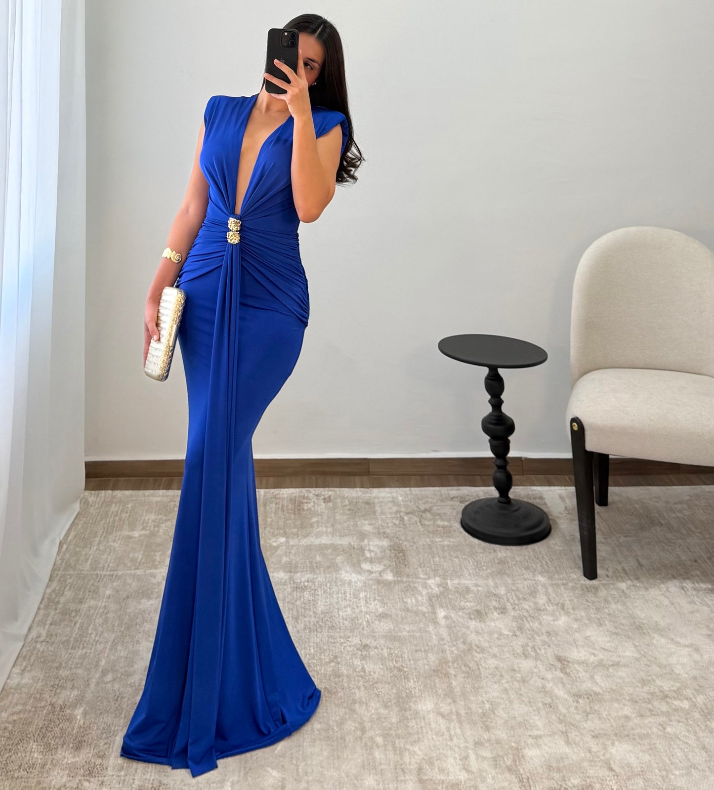 Vestido Ginebra Azul Rey