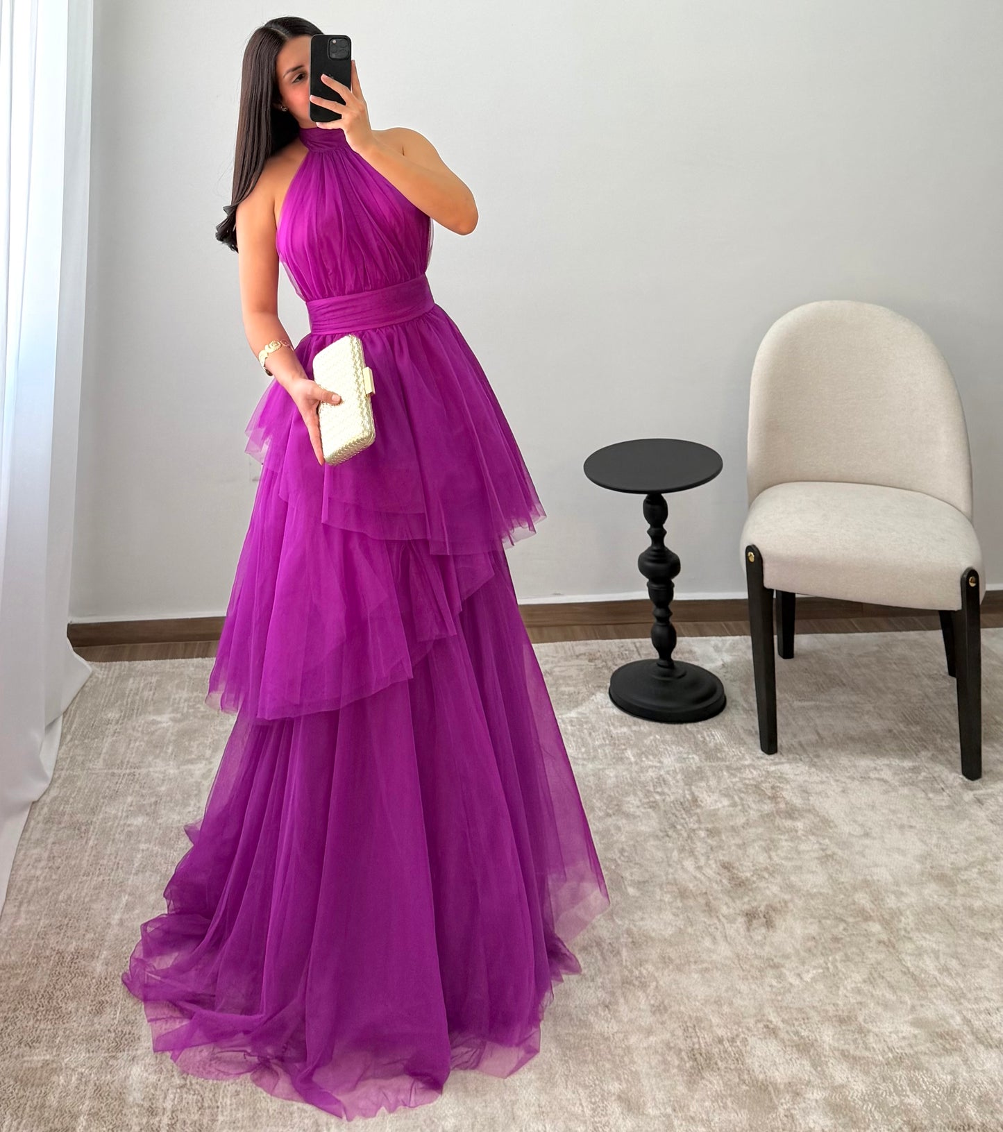Vestido Priscila Magenta