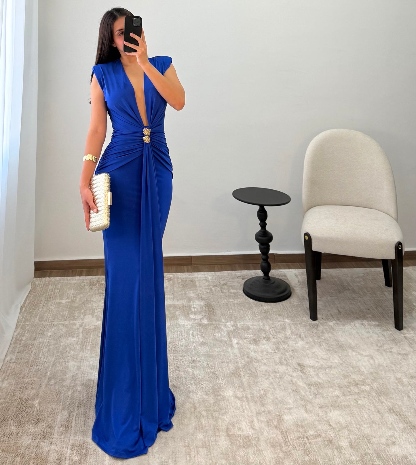 Vestido Ginebra Azul Rey