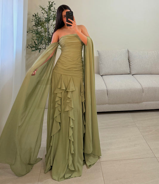 Vestido Alondra Oliva