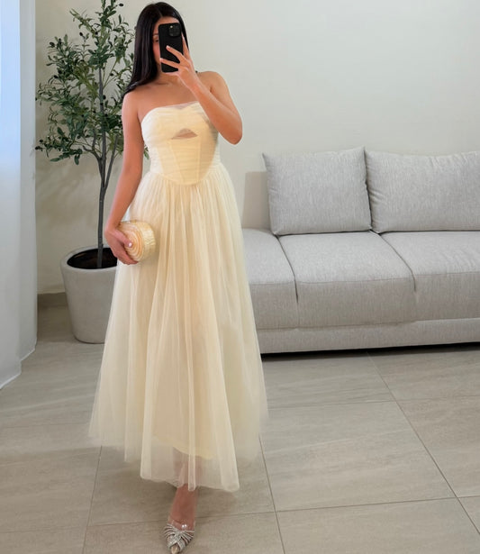 Vestido Mili Crema