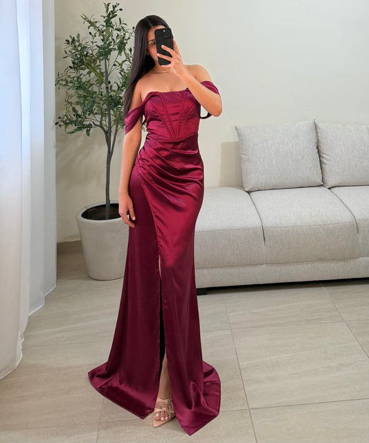 Vestido Abigail Vino