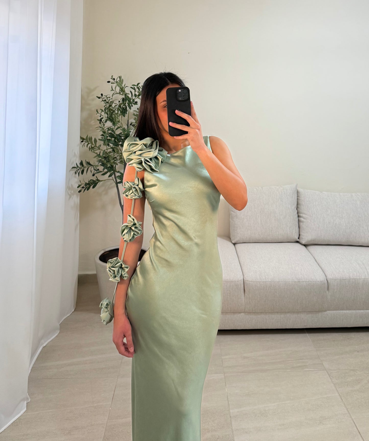 Vestido Matilda Sage