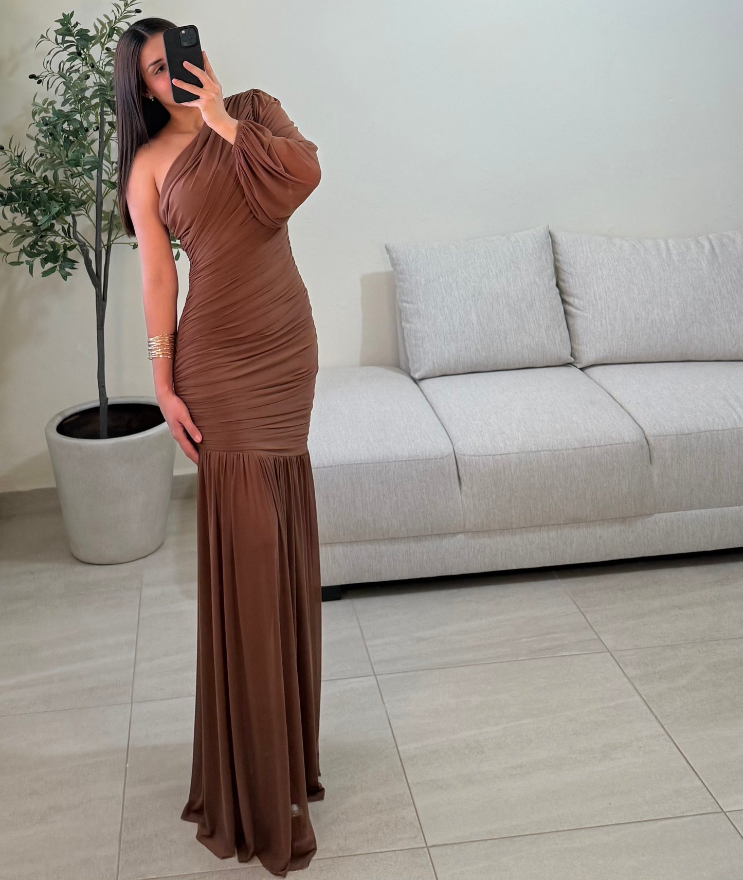 Vestido Luisa Café