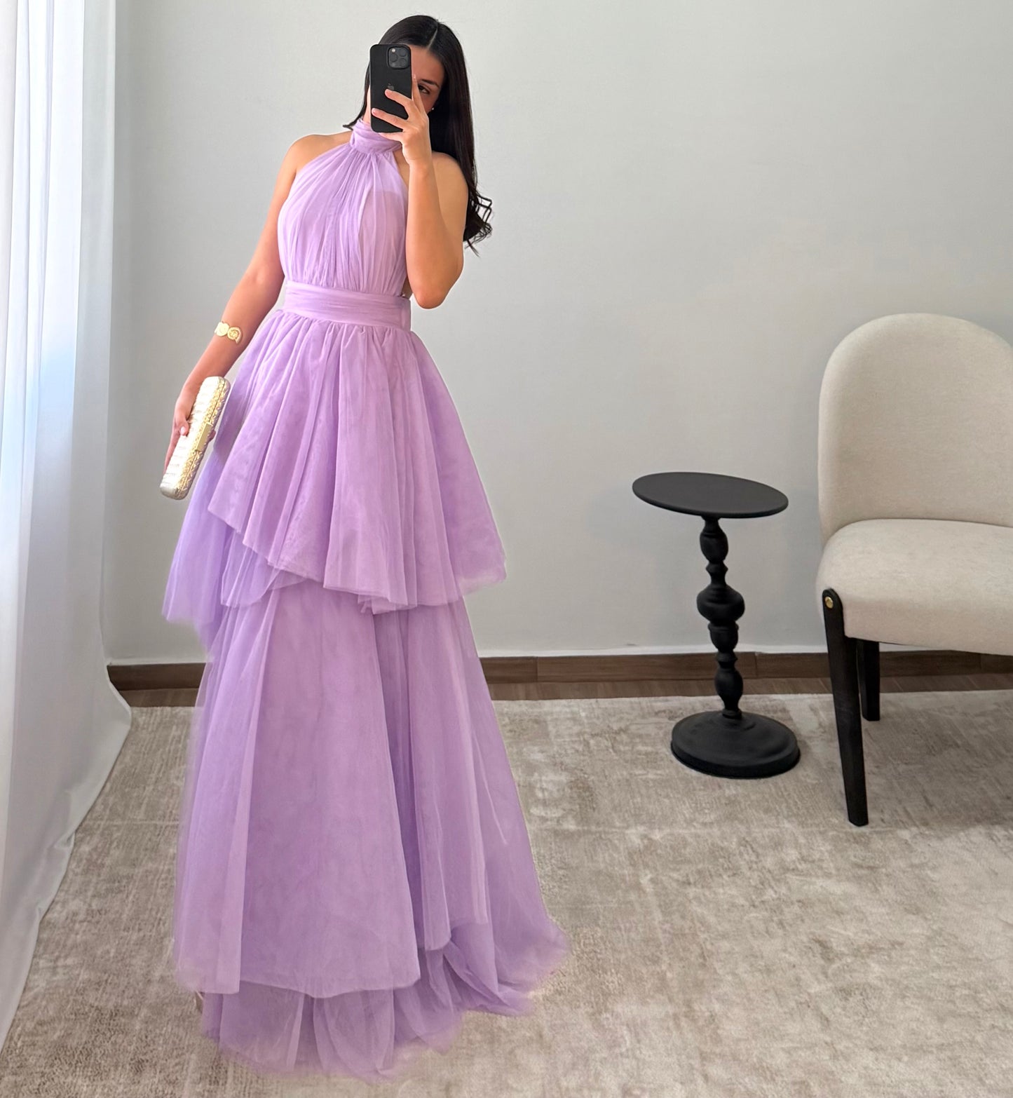 Vestido Priscila Lavanda