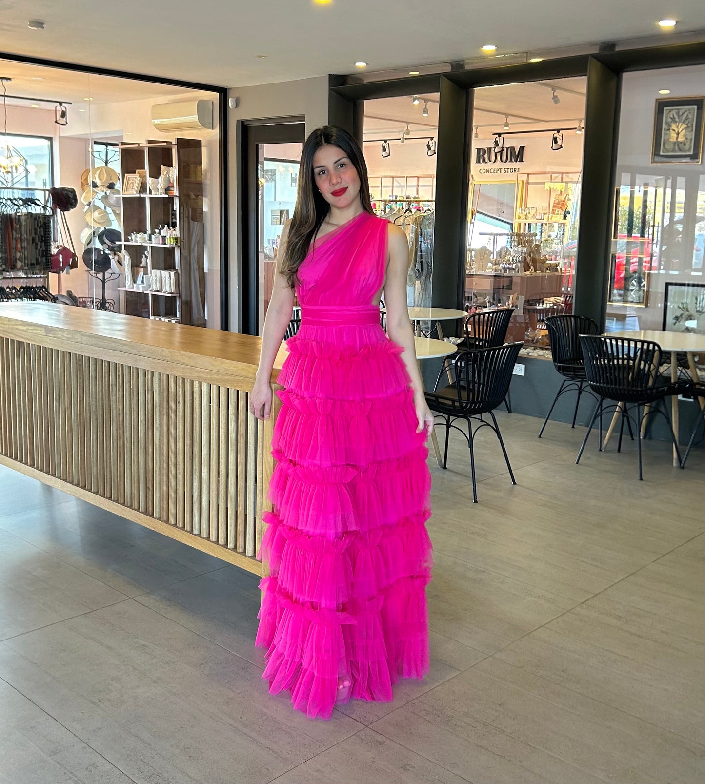 Vestido Emily Fucsia