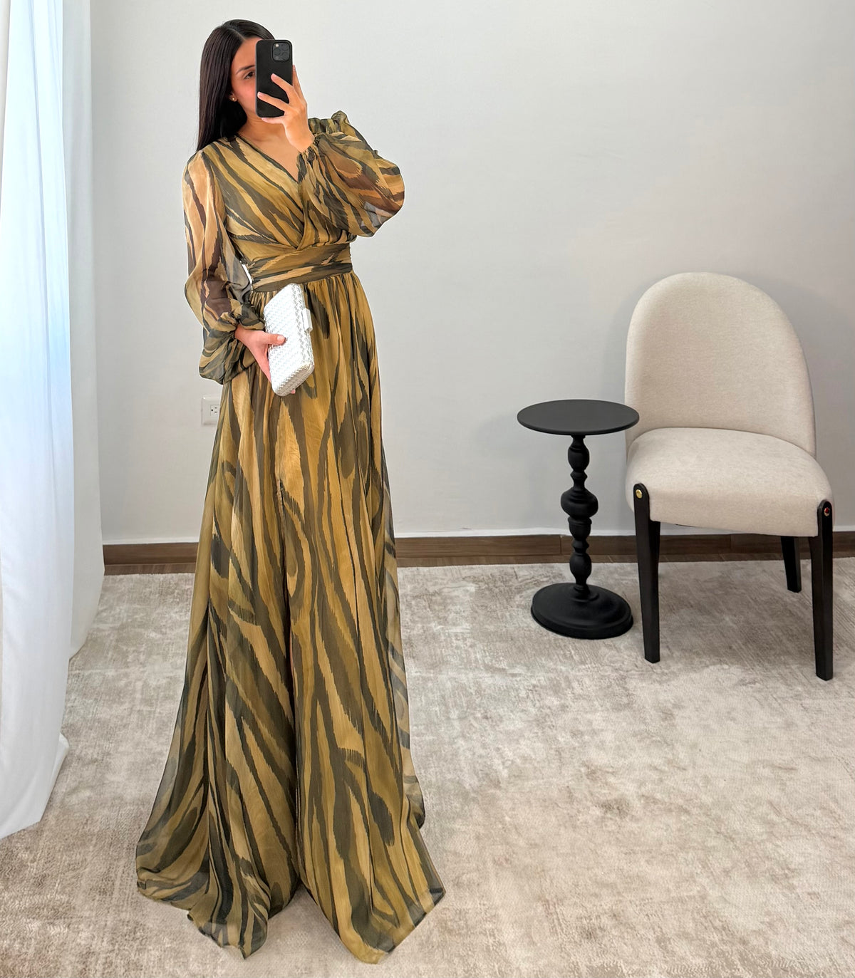 Vestido Edén Oliva Multi