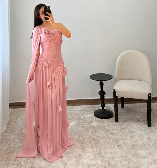 Vestido Clara Rosa