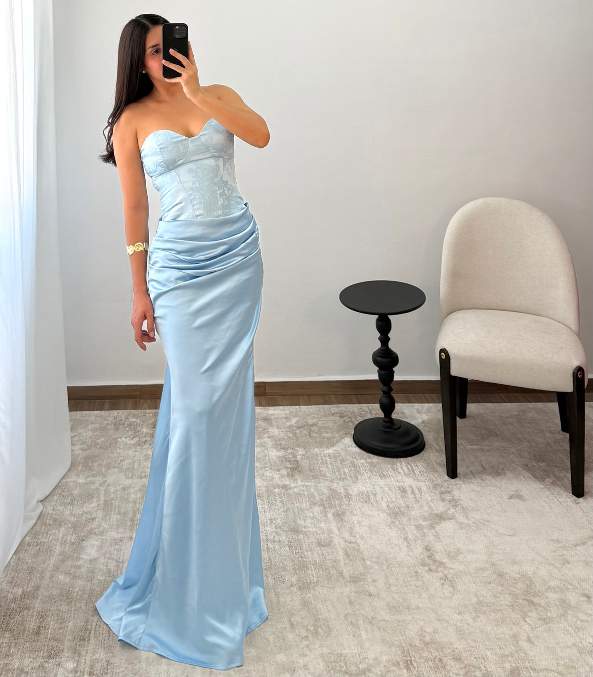 Vestido Astrid Azul Claro