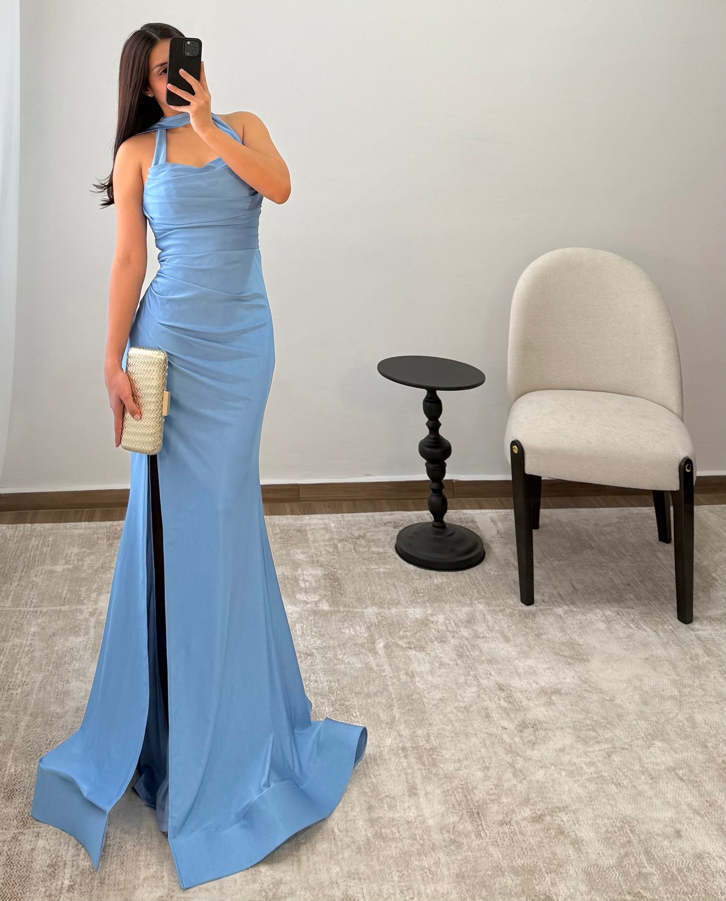 Vestido Adela Azul Cielo