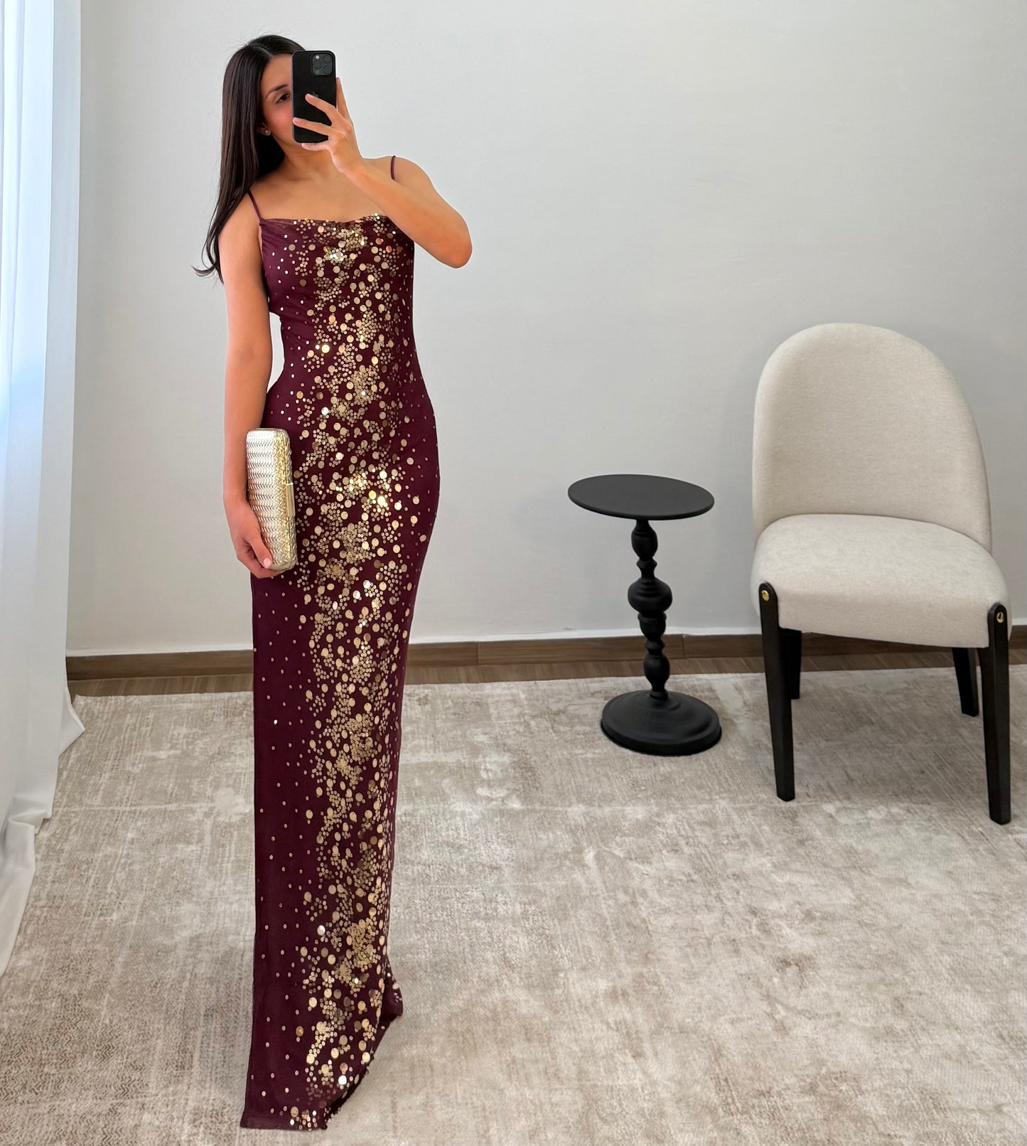 Vestido Lluvia Vino
