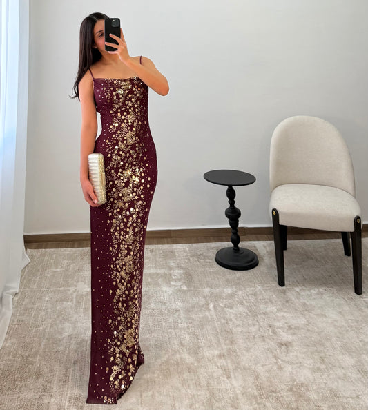 Vestido Lluvia Vino