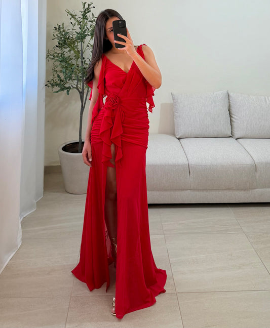 Vestido Maritza Rojo