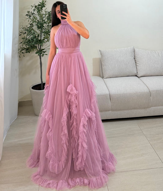 Vestido Paula Rosa Mauve