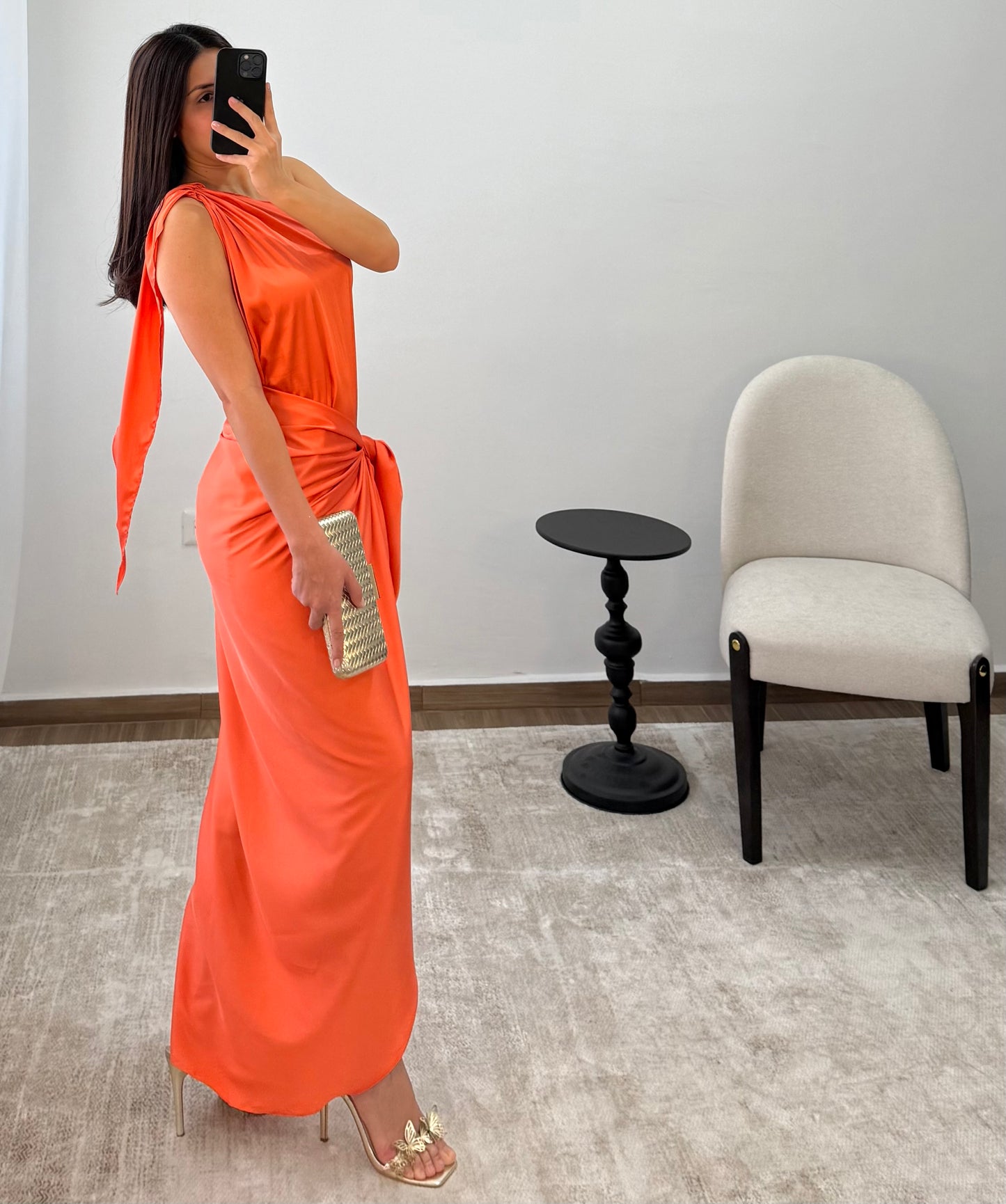 Vestido Barbara Naranja