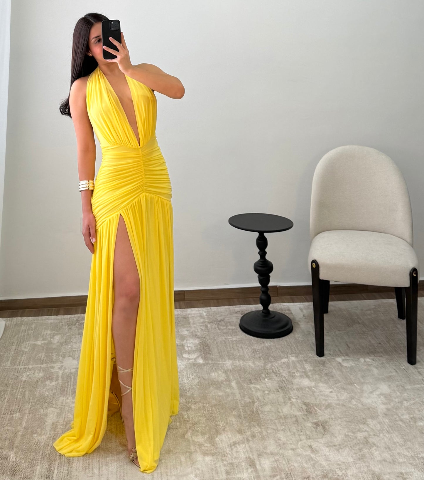 Vestido Lisa Amarillo