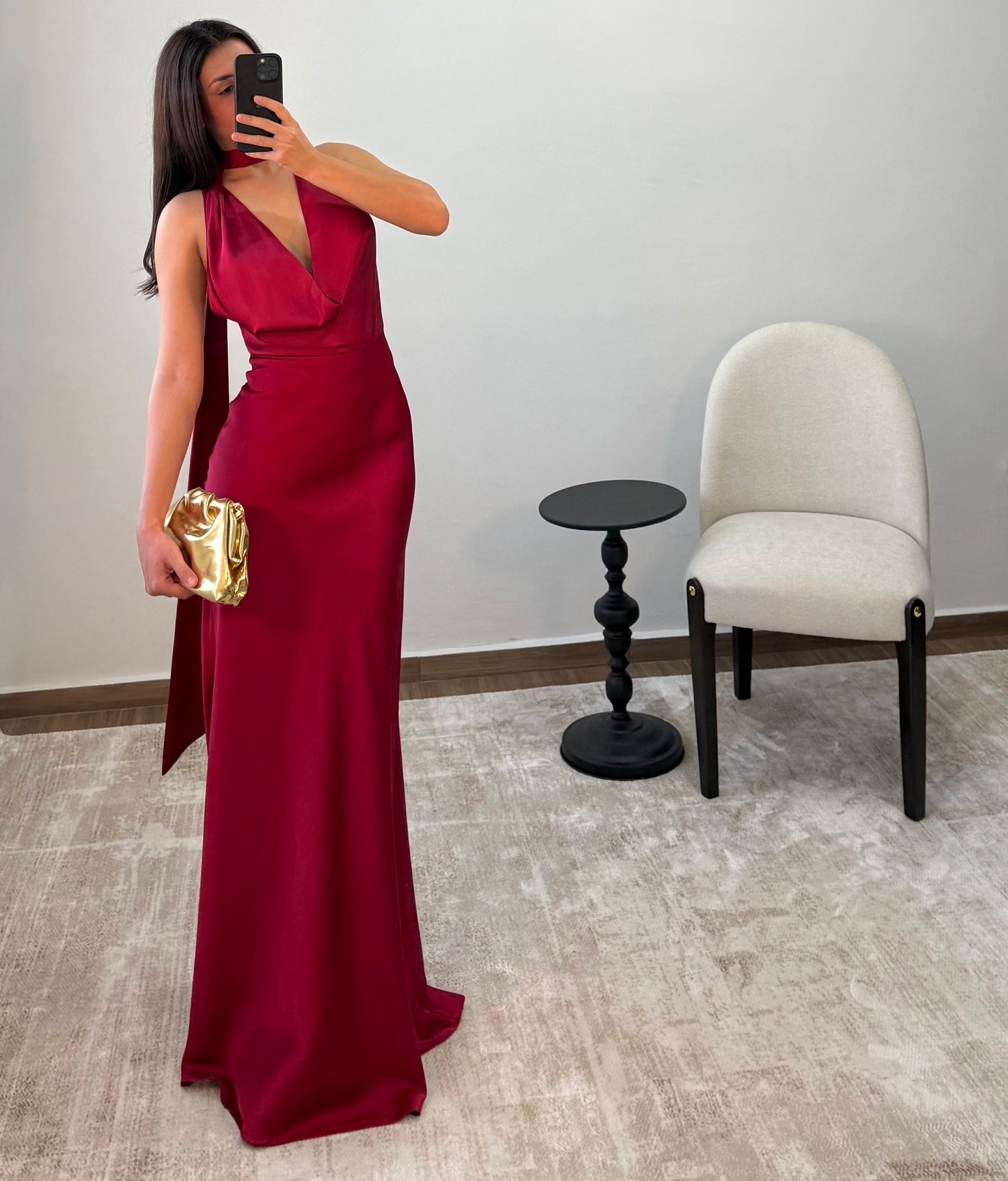 Vestido Catalina Vino