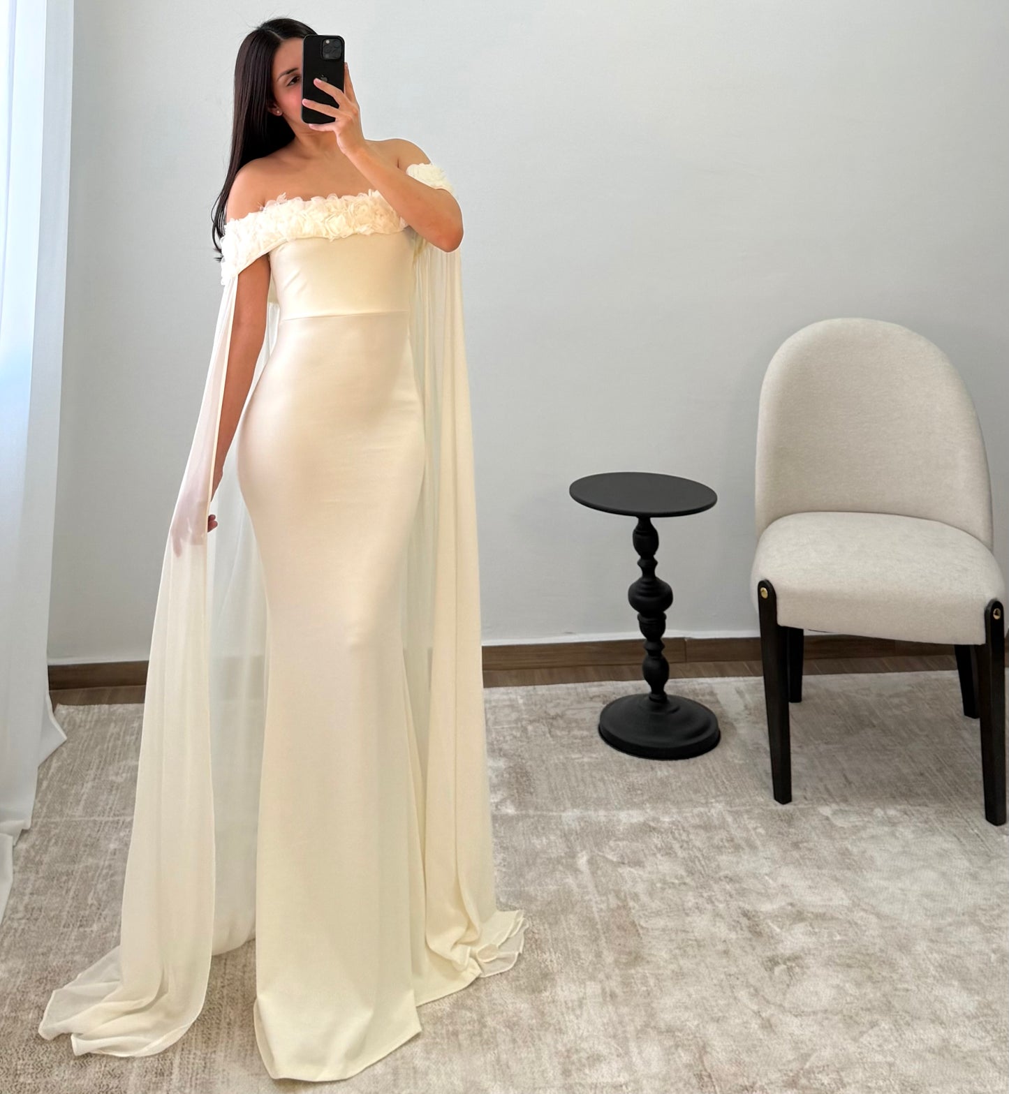 Vestido Melanie Ivory
