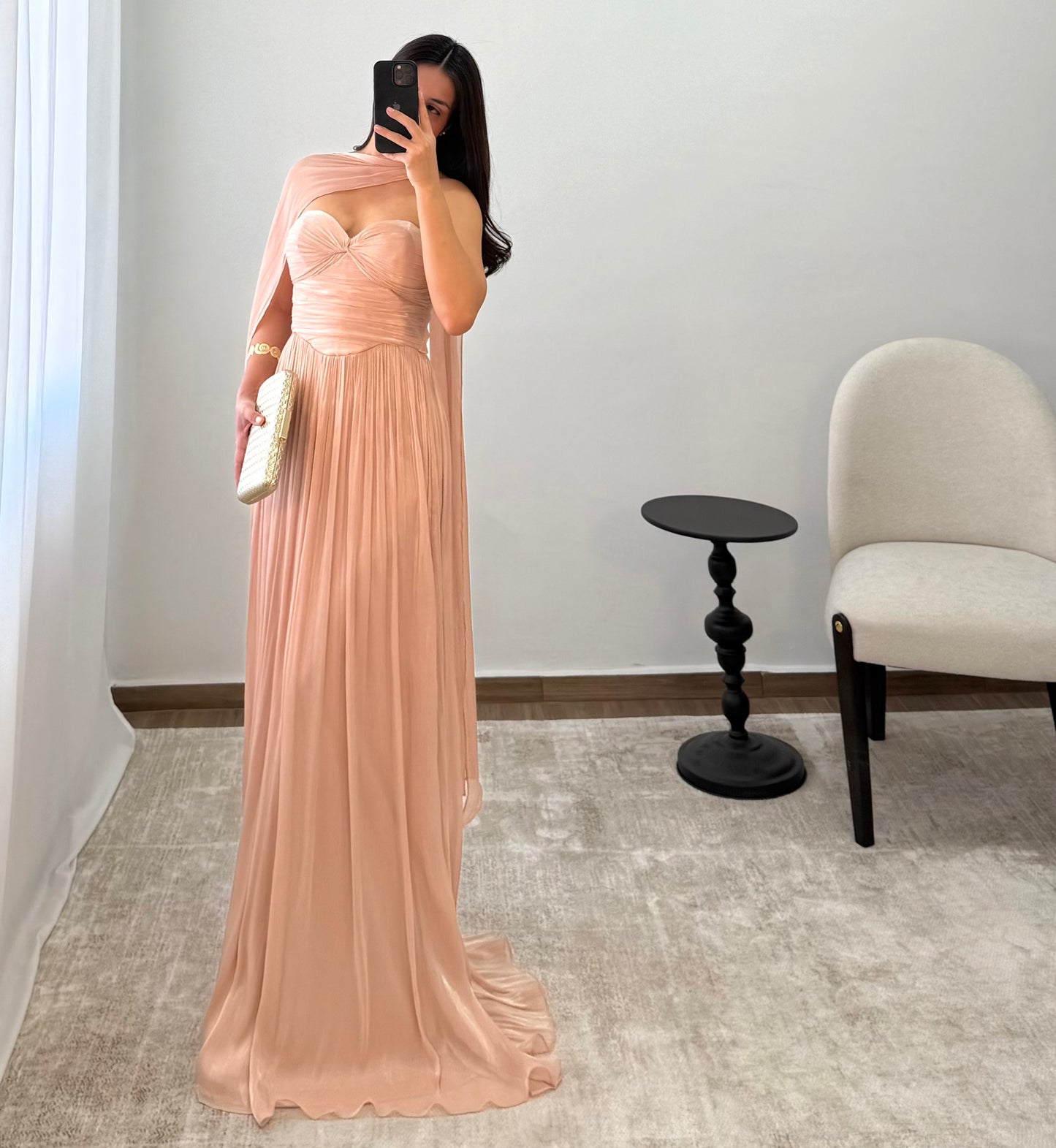 Vestido Azucena Champagne