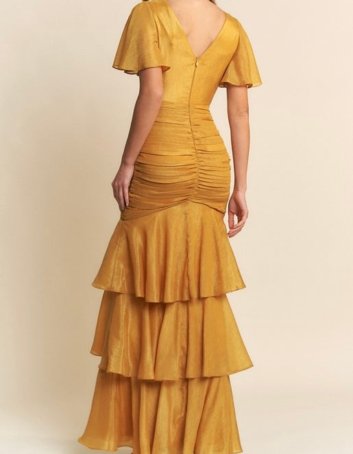 Vestido Darla Mostaza
