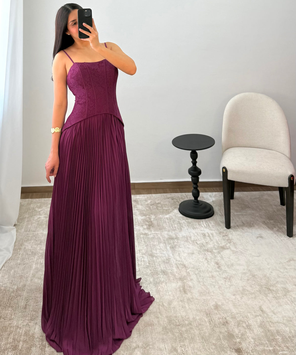 Vestido Moira Púrpura
