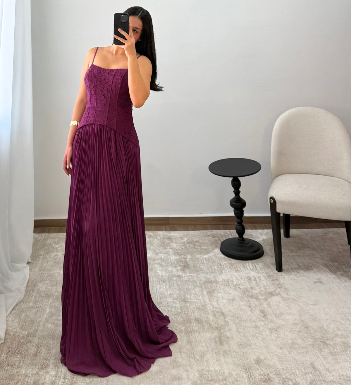 Vestido Moira Púrpura