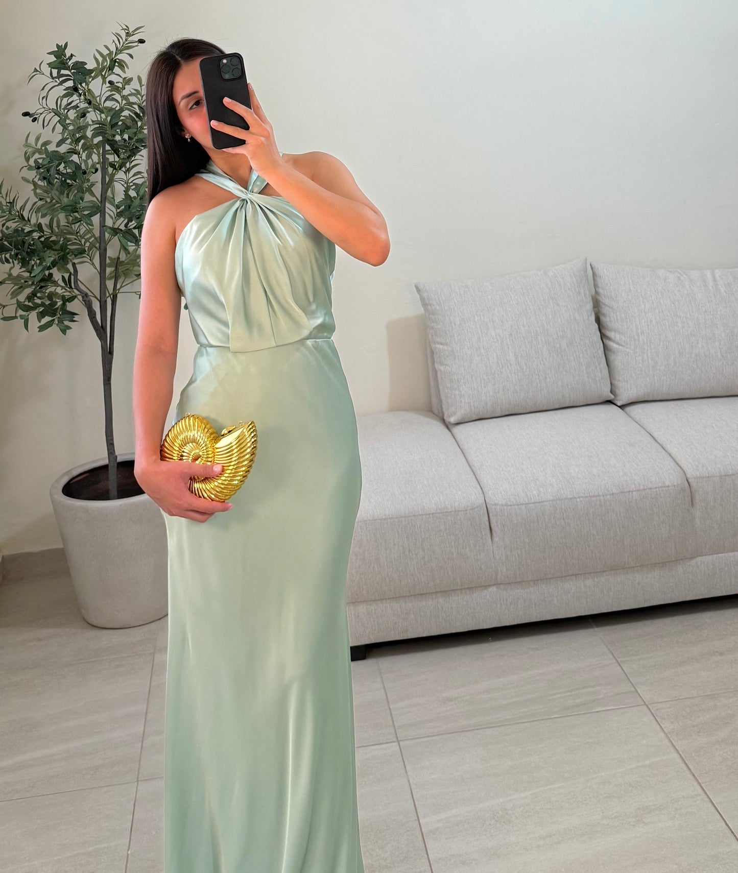 Vestido Singapur Sage