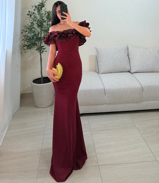 Vestido Thelma Vino