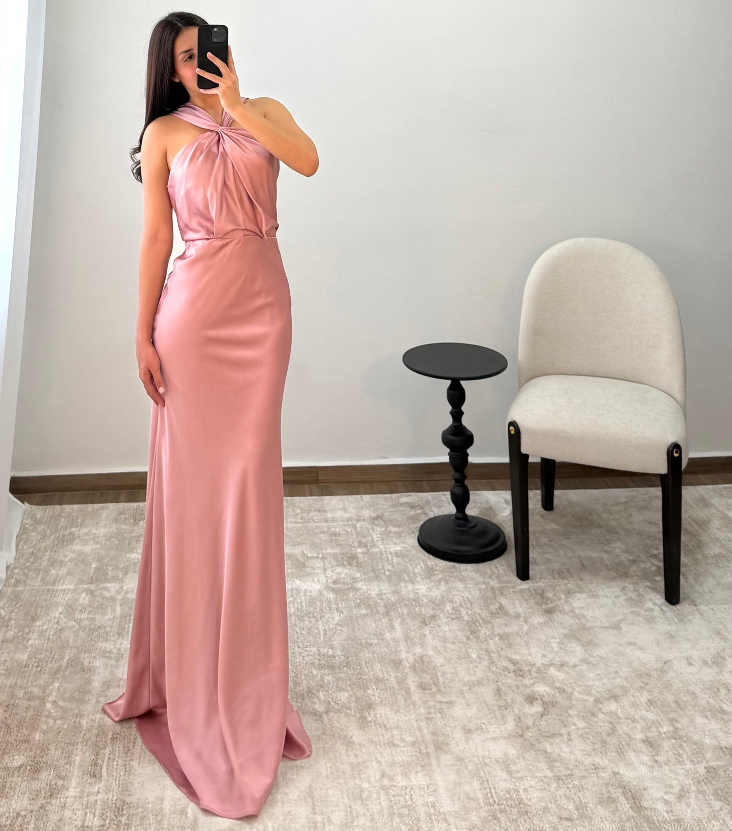 Vestido Singapur Rosa Palo