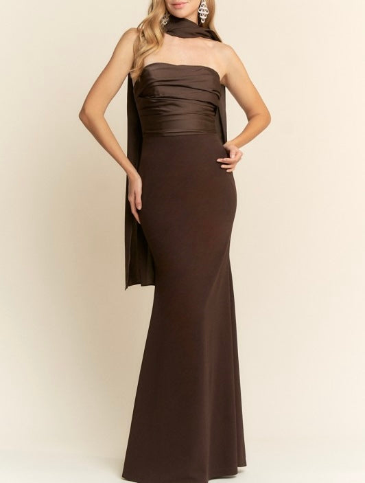 Vestido Maia Café