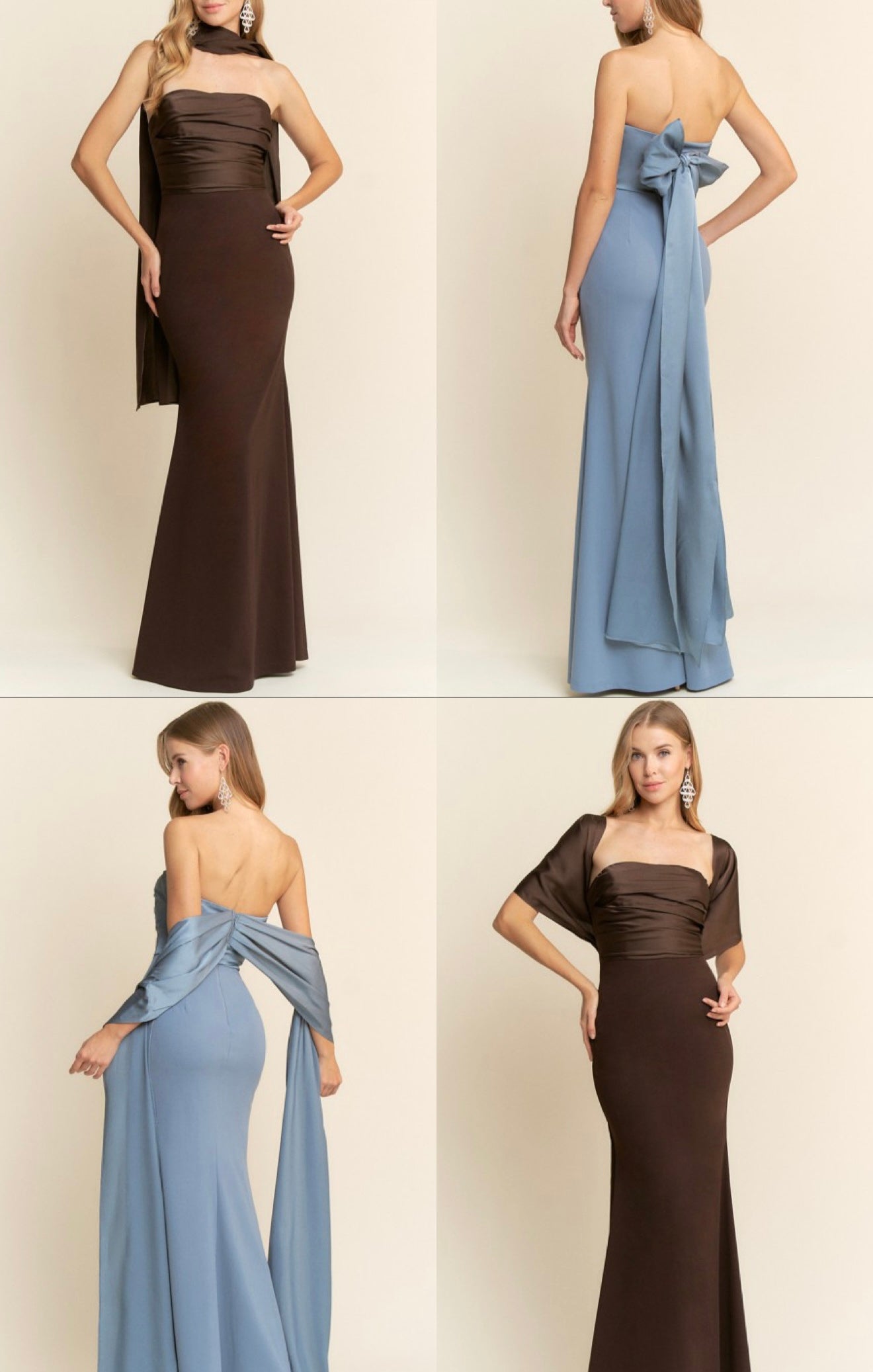 Vestido Maia Café