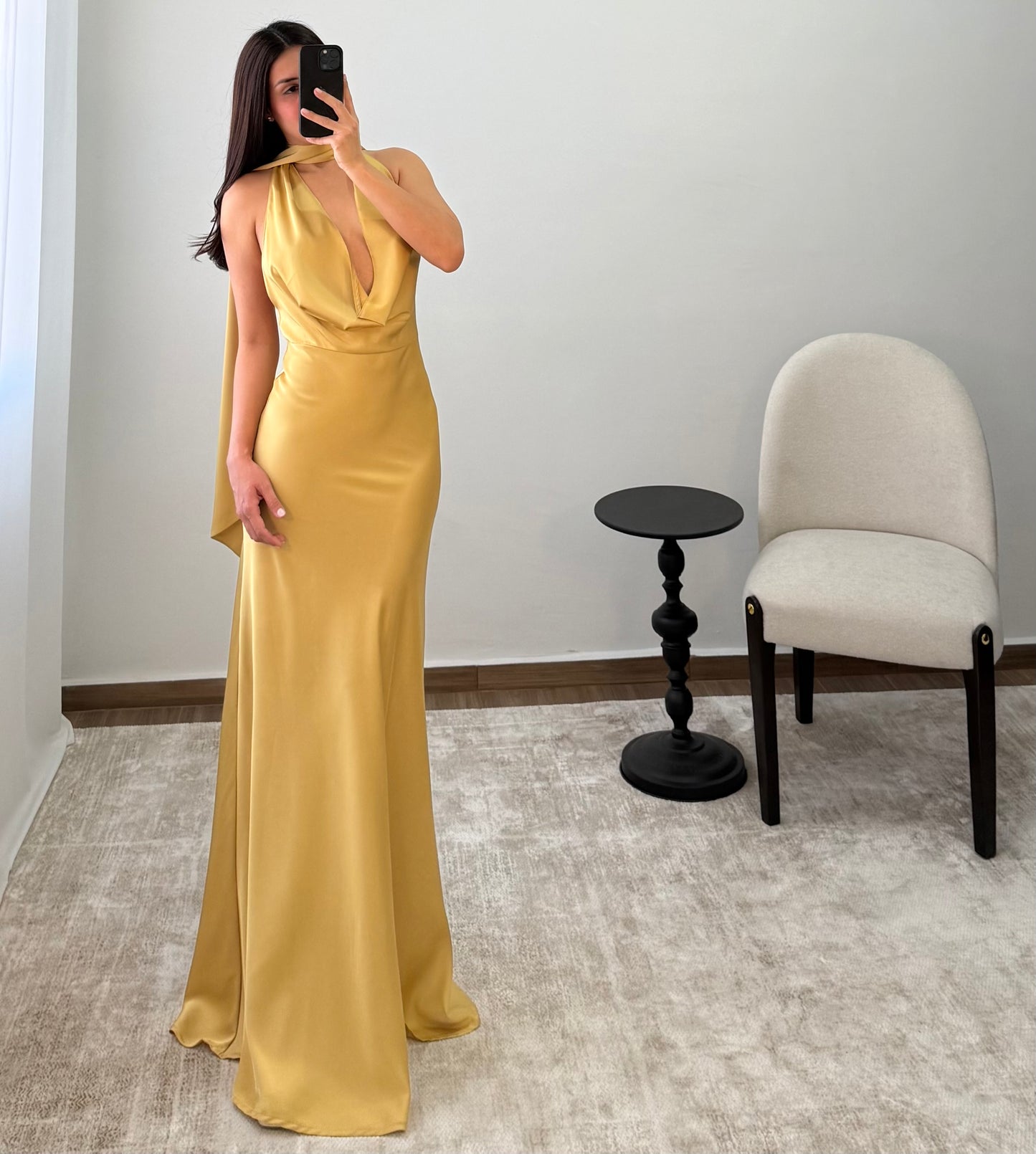 Vestido Catalina Oro