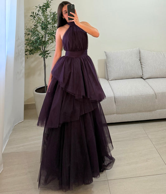 Vestido Priscila Ciruela