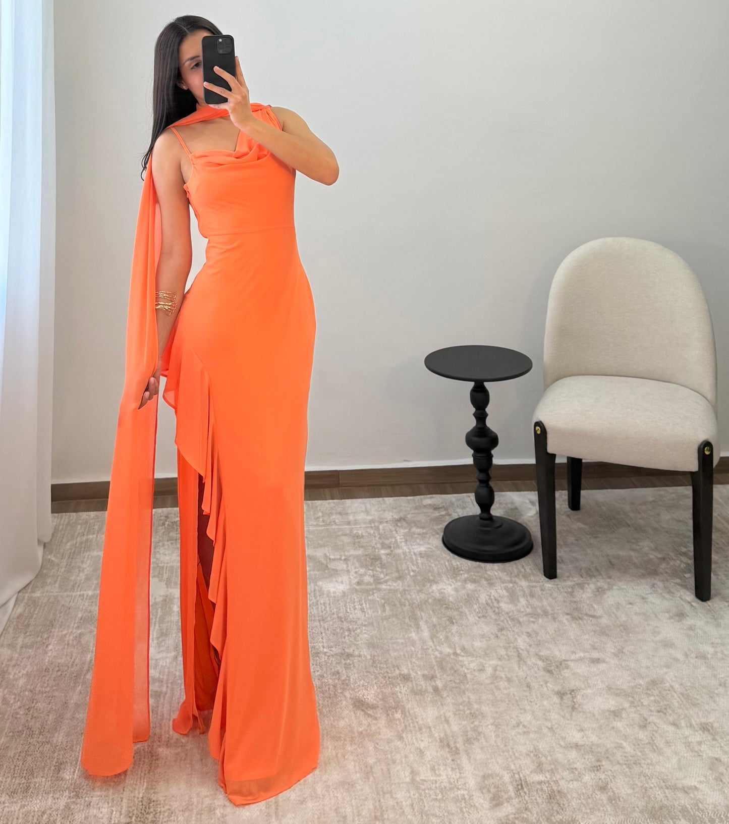 Vestido Sahira Naranja