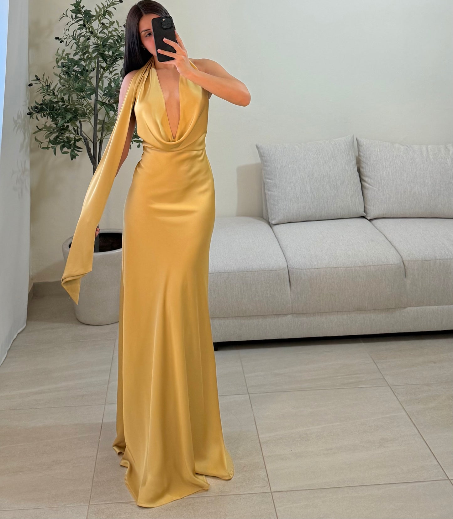 Vestido Catalina Oro