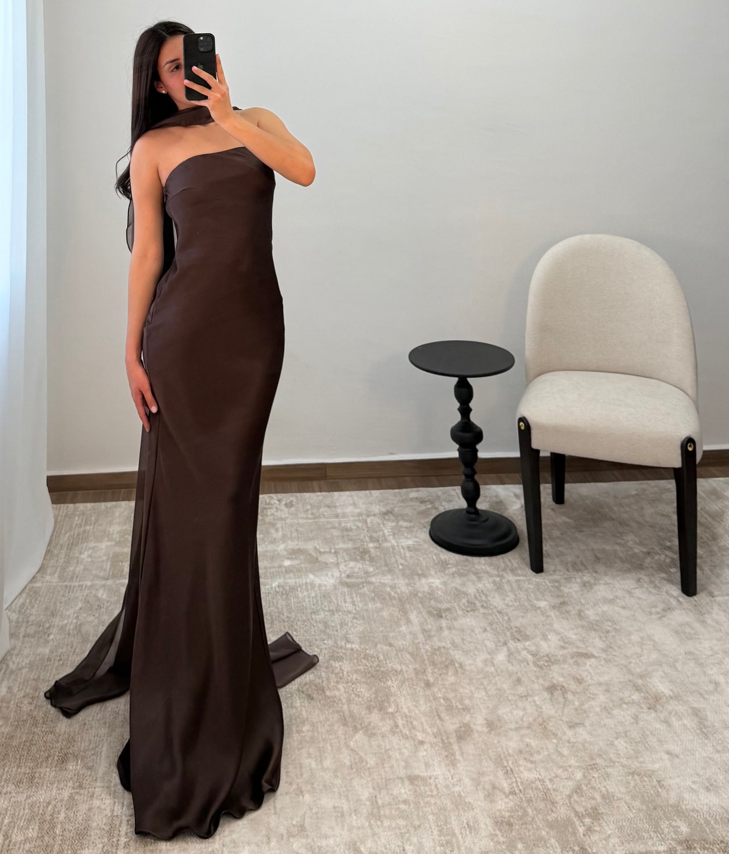 Vestido Rebeca Café