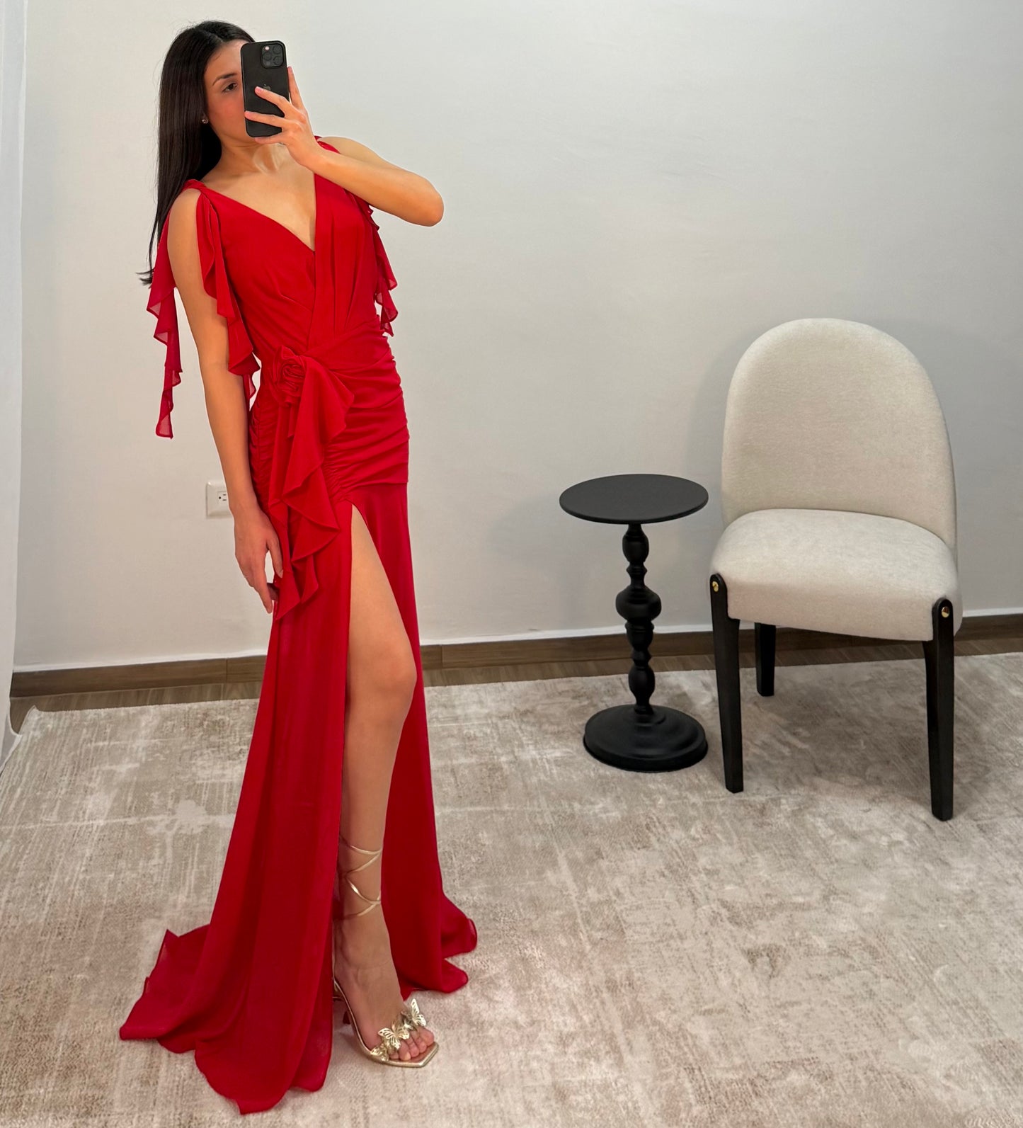Vestido Maritza Rojo