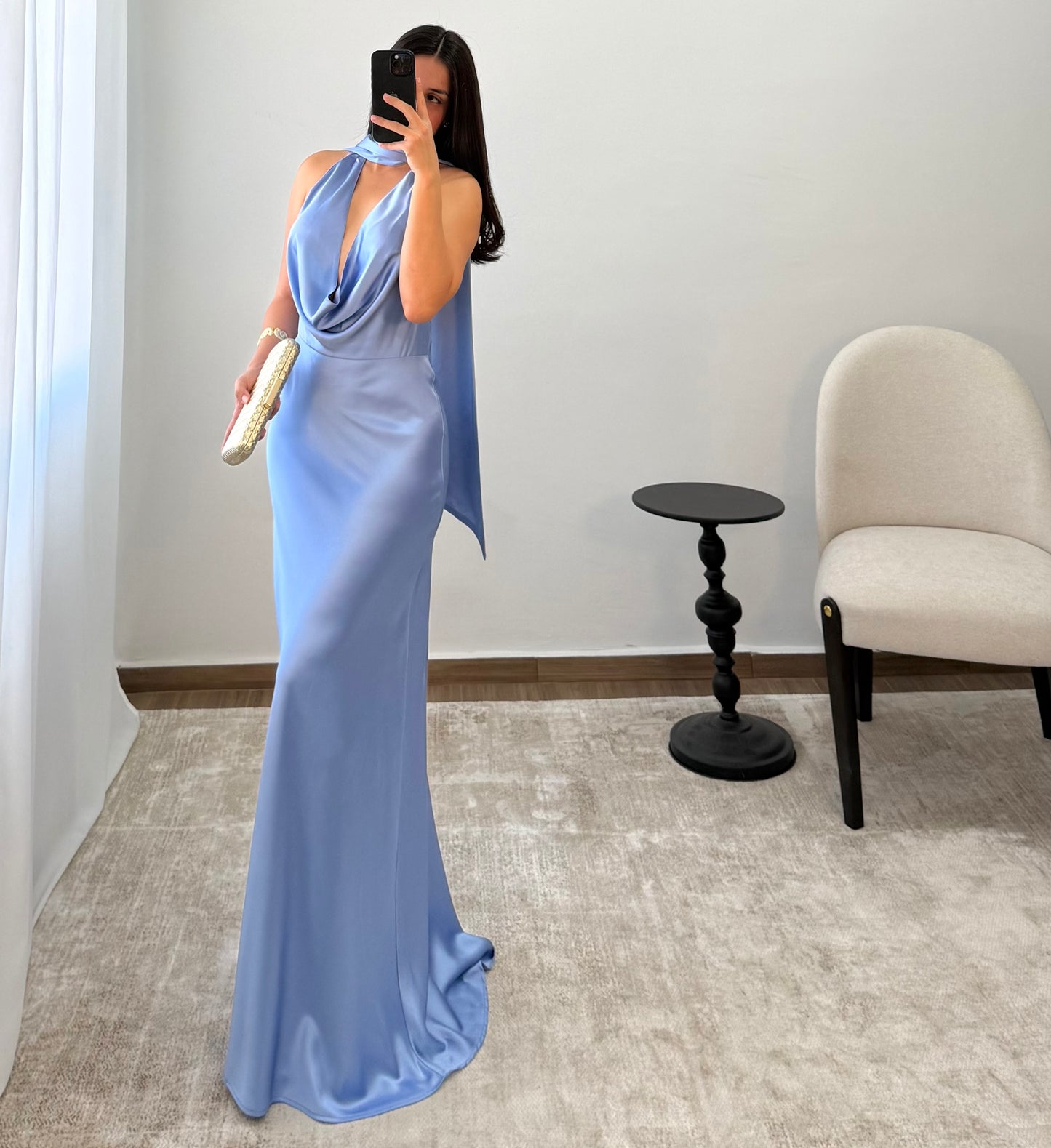 Vestido Catalina Azul Cielo