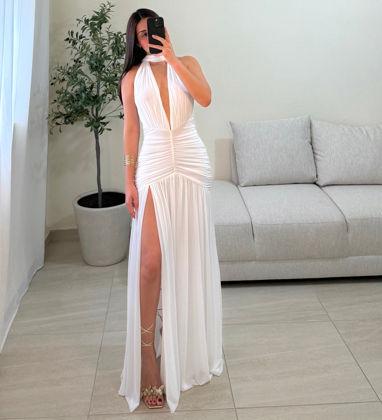 Vestido Lisa Blanco