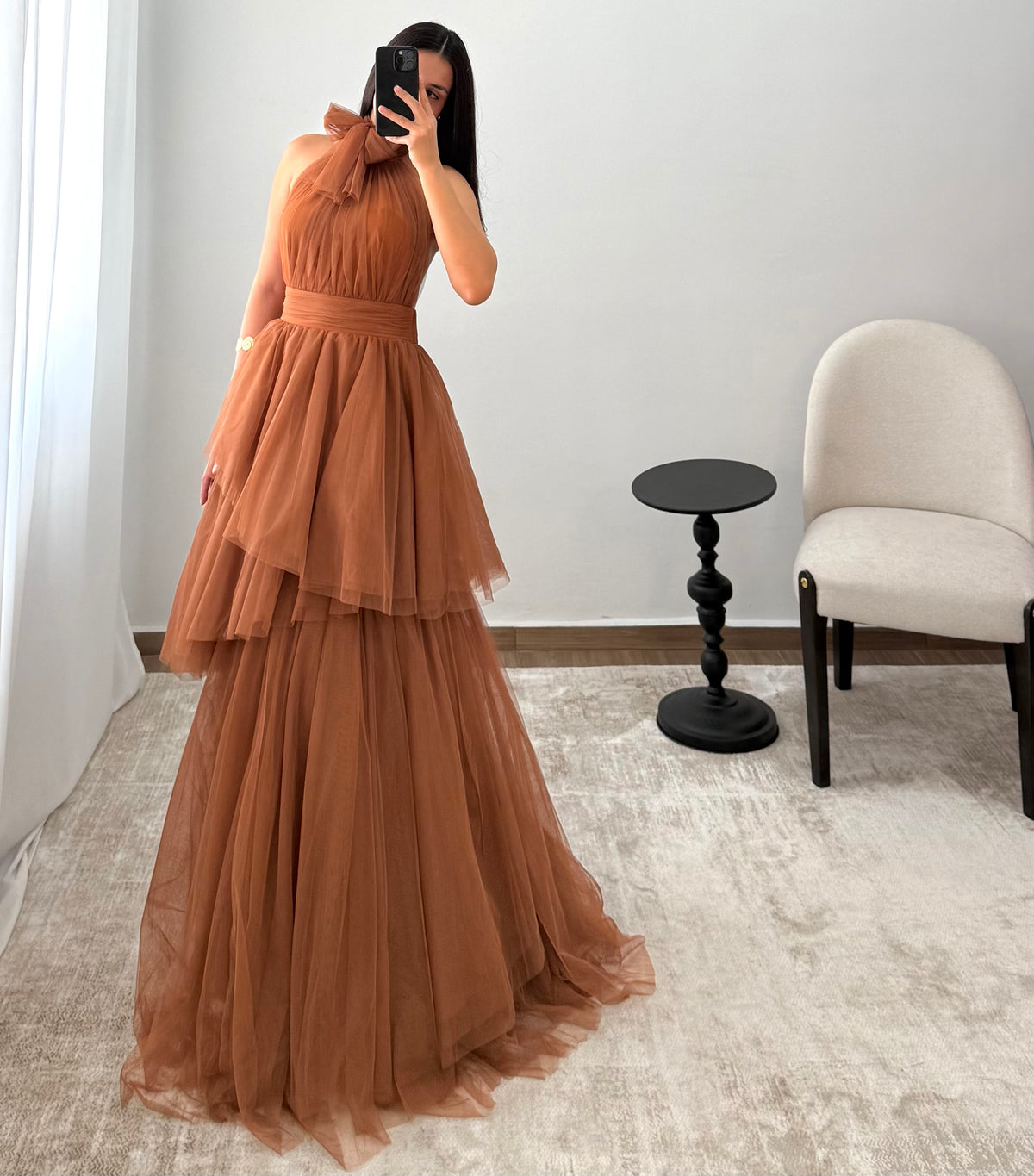 Vestido Priscila Café