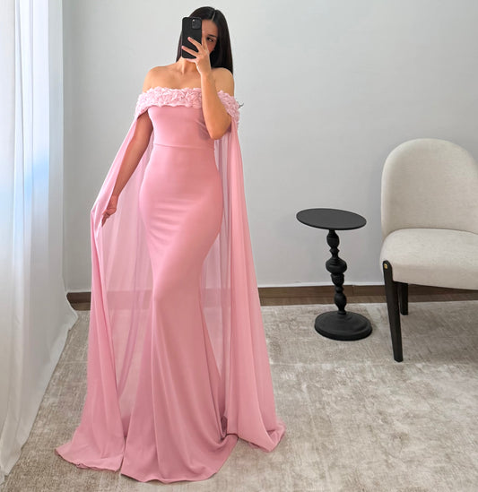 Vestido Melanie Rosa Palo