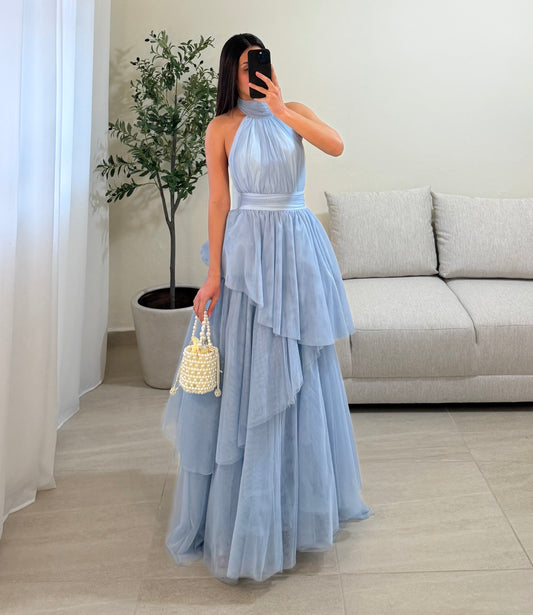 Vestido Priscila Azul