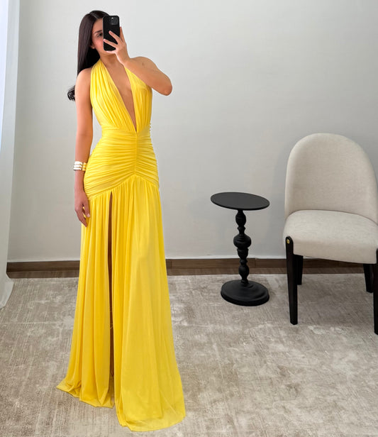 Vestido Lisa Amarillo