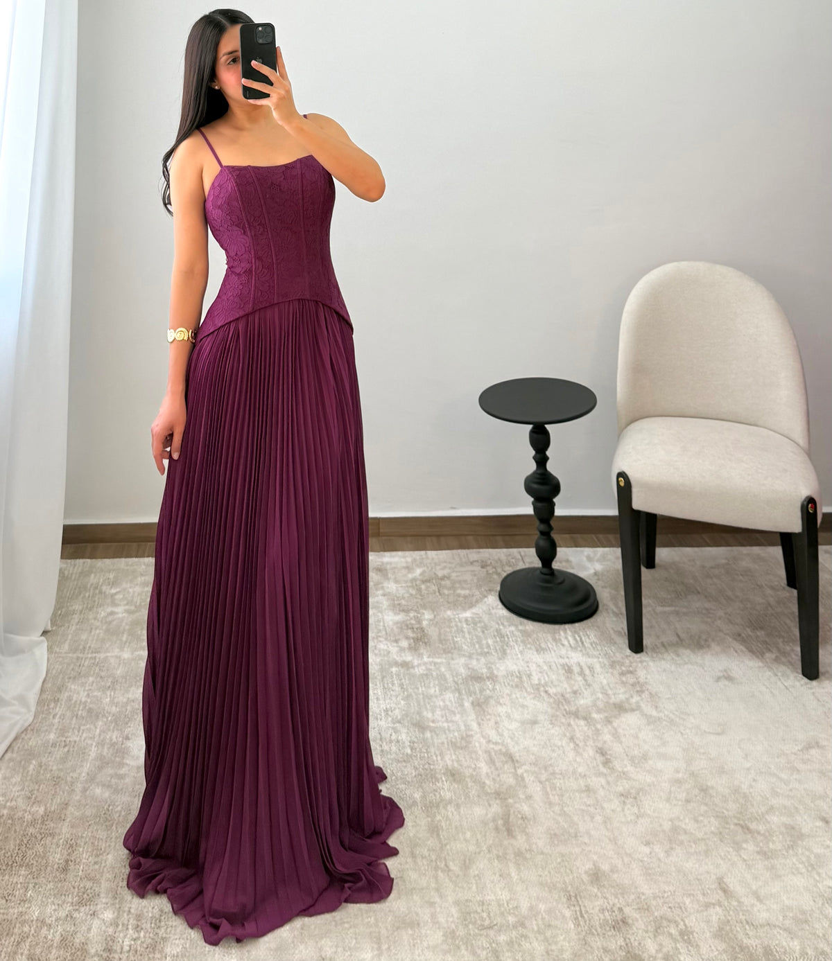 Vestido Moira Púrpura